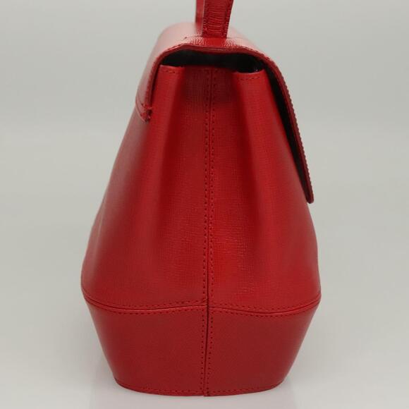 DIOR Hand Bag Leather Red Gold - Picture 5 of 12